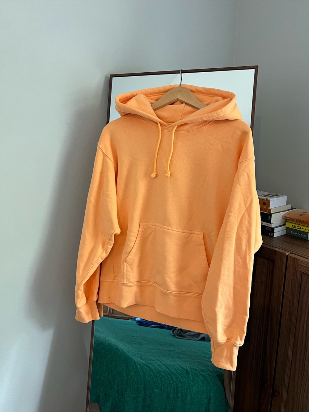 Tna Orange Pullover Hoodie Sweatshirt